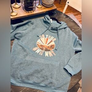 Super cute & Super soft Hoodie.  Size XL.  Awesome heathered blue.